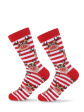 Skarpety BE Snazzy SKCH-01 Merry Christmas 42-44 - kolor czerwony w3, wzorzyste