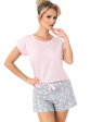 piżama damska bunny short - kolor pink