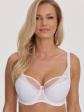 Biustonosz półusztywniany Semi Soft Gaia BSO 1395 Alicia - kolor biały, półusztywniane
