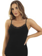 Koszulka Emili Larisa S-XL - kolor czarny, ramiączko