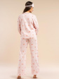 Piżama Belle Reverie MK 39 Rose Devotion S-L Rozpinana: widok 7