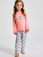 Piżama Taro Emma 3486 92-116 Z25/26 - kolor morelowy