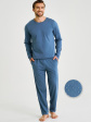 piżama taro lorenzo 3474 m-2xl z25/26 męska - kolor jeans