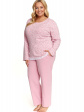 Nap Różowa Piżama W Kwiatuszki Plus Size