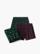 Bokserki Atlantic 2GMB-013 A'2 S-2XL - kolor zielony-granatowy