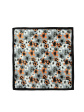 apaszka art of polo 20965 satin flowery xs - kolor grey-orange