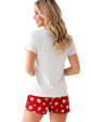 piżama damska cookie short