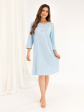 Koszula Regina 167 3/4 2XL-3XL Z25/26 Damska - kolor niebieski, 3\\4 rękaw