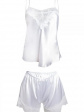biała koronkowa piżama dkaren cynthia - kolor biały