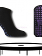 Skarpety Do YOGI/TRAMPOLINY ABS - kolor czarny/fioletowy