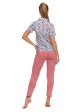 piżama damska rozpinana rękaw plus size pdd5400-006