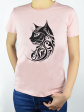 t-shirt damski tt012 - kolor pudrowy róż