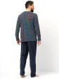 Piżama KEY MNS 315 B25 M-2XL Męska, długi rękaw