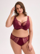 Biustonosz Semi Soft Gaia BSM 1313 Jovana Maxi Bordowy
