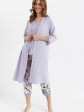 Szlafrok Cana 472 2XL-3XL - kolor lila
