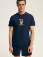 piżama henderson core 43462 legend m-3xl - kolor navy