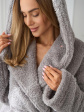 Szlafrok L&L 2559 Liv S-XL Damski - kolor szary