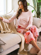 Piżama Belle Reverie MK 31 Evening S-XL - kolor różowy baletowy