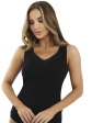 Koszulka Emili Jess S-XL - kolor czarny, ramiączko