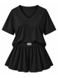 piżama luna 1313 s-2xl - kolor czarny