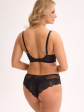 Biustonosz miękki SOFT-BALCONETTE Jessia BSO 1229 Czarny, miękkie