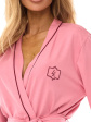 Szlafrok L&L 2504 S-XL Wiskoza Damski - kolor różowy
