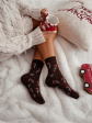 skarpety milena 1283-049 laski 37-41 - kolor czarny