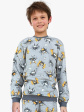 Piżama Cornette Kids BOY 264/182 BAT 2 98-128 - kolor szary, chłopięce