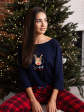 Piżama Sensis Lucy 3/4 Christmas S-XL