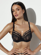 stanik miękki soft side support ava 2292 black maxi - kolor black