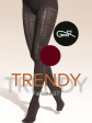 rajstopy gatta trendy fabiane wz.07 40 den 2-4 - kolor vinaccia/odc.czerwonego-bordo