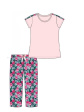 Piżama Damska 840/247 Salma - kolor różowy, krótki rękaw