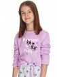 piżama dziewczęca ida 2781 r.92-116 - kolor liliowy