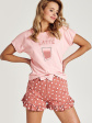 Piżama Frankie 3126 - kolor jasny różowy, krótki rękaw