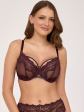 Biustonosz miękki Soft AVA 2234 Chocolate Brown - kolor chocolate brown, miękkie
