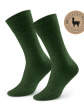 skarpety męskie alpaca wool 50% 044 - kolor zielony