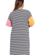 koszula damska nocna w paski plus size pdk4200-001 - ss/2024