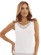 Koszulka Emili Mindy S-XL - kolor biały, ramiączko