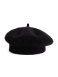 czapka beret art of polo 26392 rasso - kolor czarny