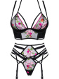 Beauty Night Joanna SET Bn6685 Nocna Komplet Biustonosz + Stringi + PAS Do Pończoch