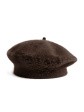Czapka Beret ART OF Polo 26392 Rasso - kolor brązowy ciemny