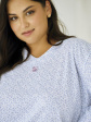 piżama taro debora 3463 2xl-4xl z25/26 damska - kolor niebieski