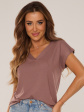 bluzka de lafense 774 vendy s-2xl - kolor mocca