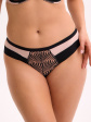 Figi Gaia GFB 1328 Rina Brazyliany S-2XL - kolor czarny-różowy