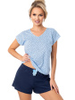 Piżama Damska Short Dark Blue