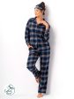 Piżama KEY LNS 431 B25 S-XL Rozpinana Damska