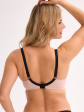 Biustonosz półusztywniany SEMI-SOFT Ivana BSO 1327 CZARNO-RÓŻOWY