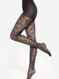 rajstopy gatta trendy floral wz.05 40 den 2-4 - kolor nero