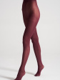 rajstopy veneziana satin 40 den 6-xxl - kolor bordeaux
