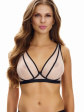 Biustonosz Soft Bralette Lupoline 2470 - kolor beżowy-czarny, braletka